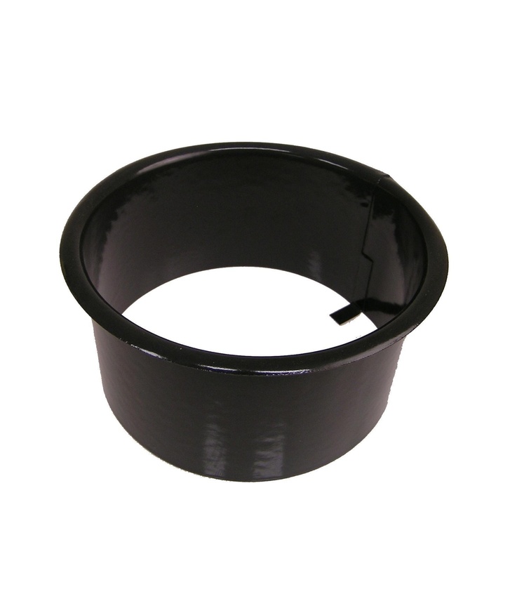 Inmurningsstos emaljerad för Kaminanslutning 150mm sv