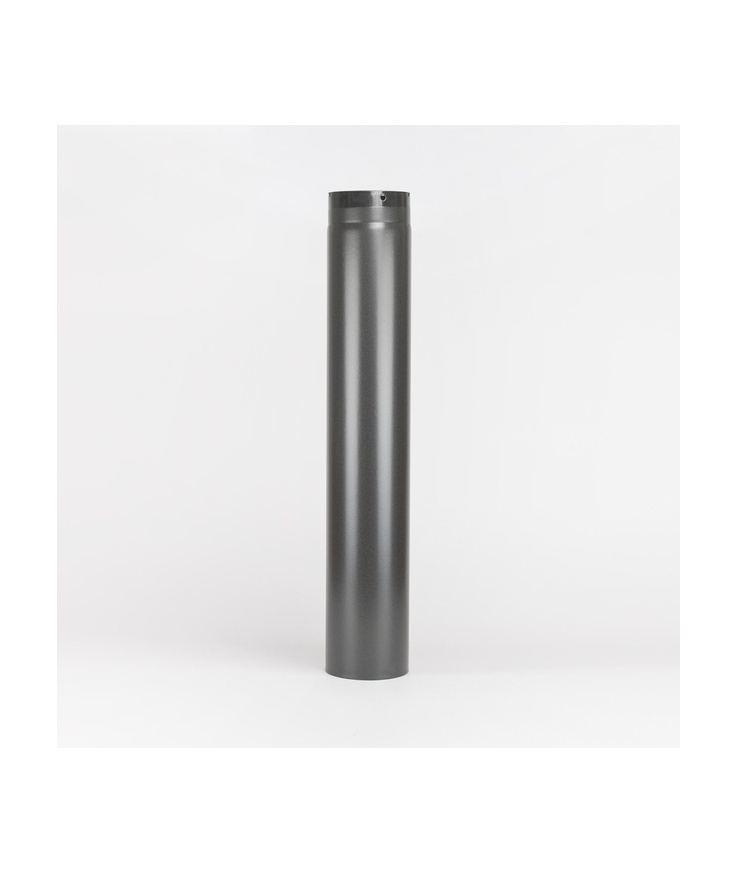 Rökrör emaljerat för Kaminanslutning 750x150mm sv