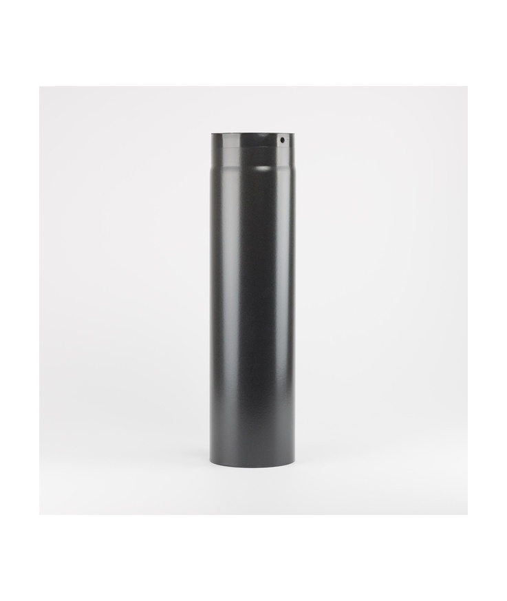 Rökrör emaljerat för Kaminanslutning 750x150mm sv