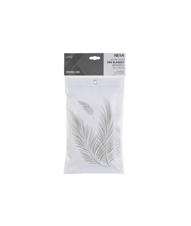 Brandfilt silikon palmblad fb- Vmp 120x120cm