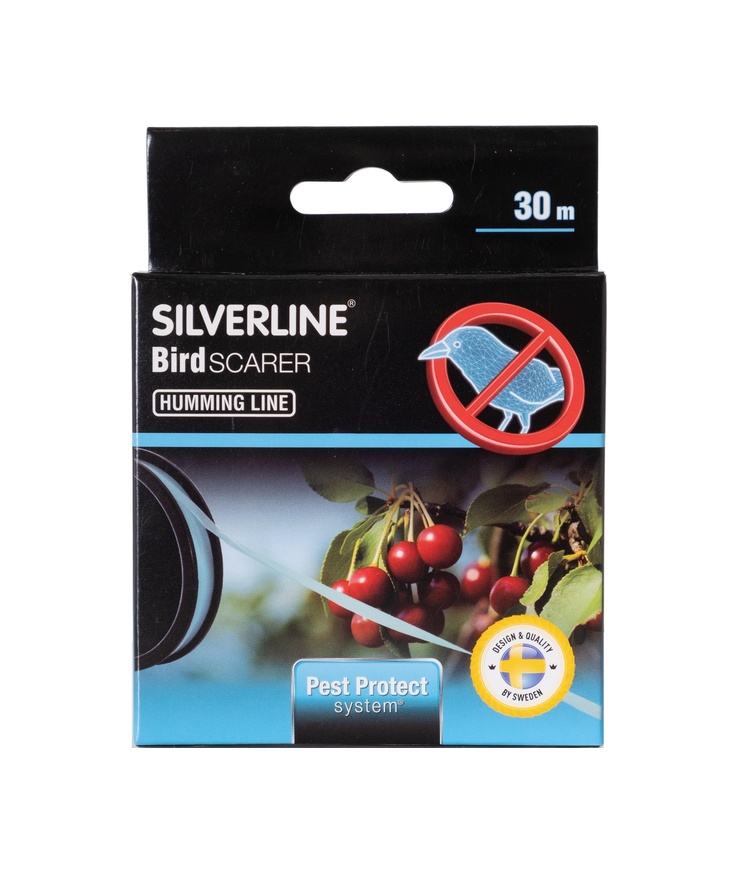 Fågelskrämma humming band 30 m Silverline