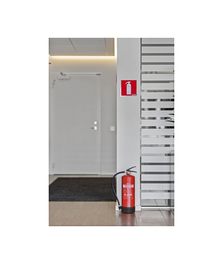 Brandsläckare röd 6kg pulver 55a 233b c nexa