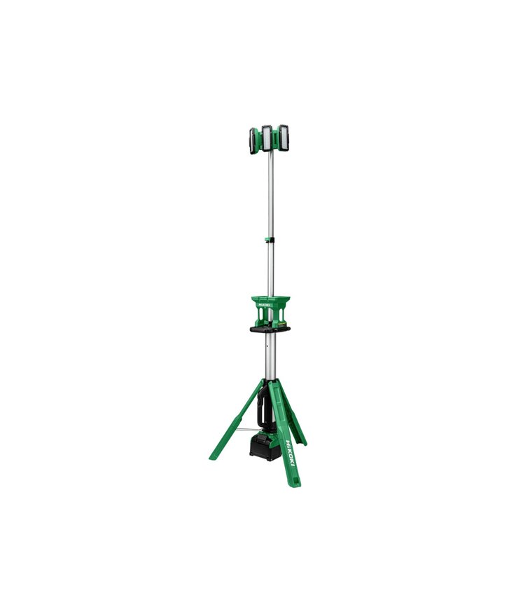 Arbetslampa ub18dg hikoki 18v 4000lm m/stativ solo
