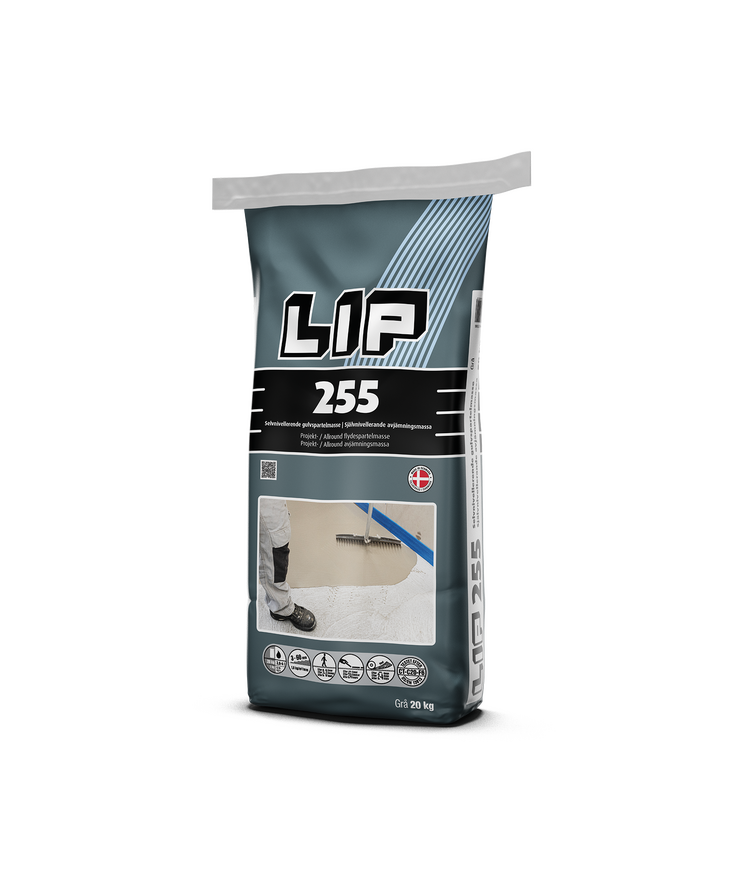Avjämningsmassa lip 255 Golvspackelmassa 20kg