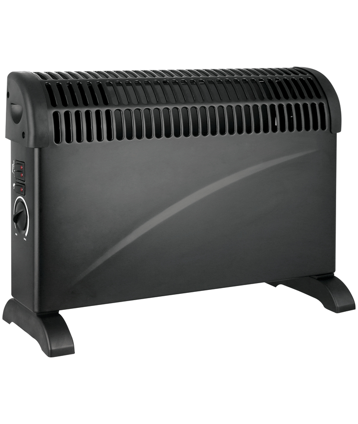 Konvektorelement turbo Malmbergs 2000w 230v svart