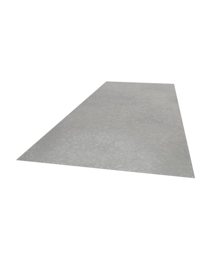Inbrottsplåt inplhn hålad Galvad 900x2400x1mm