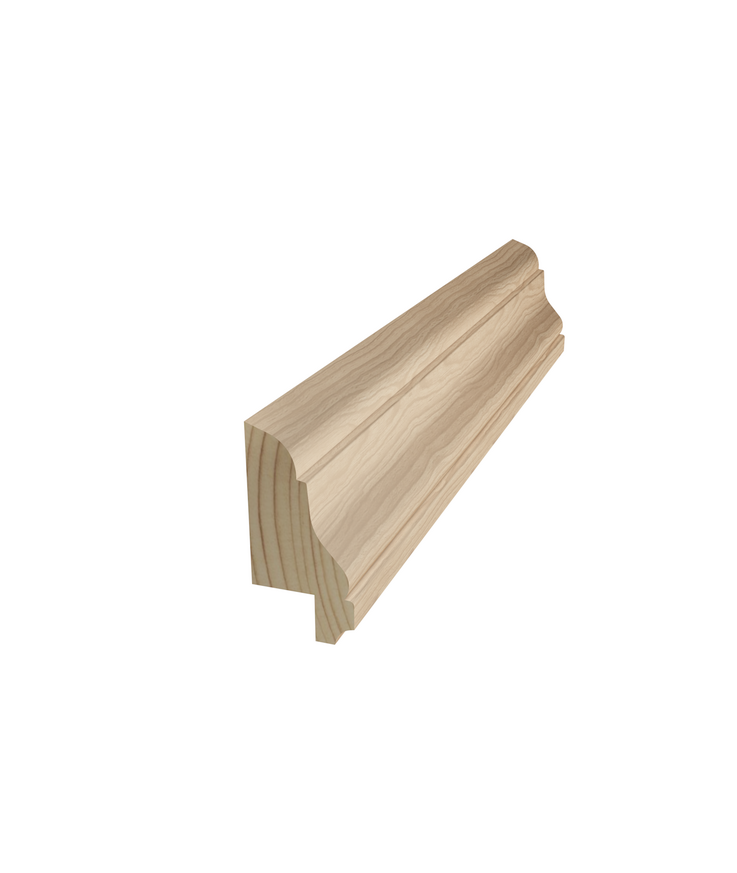 Bröstlist cw608 furu obh 21x43mm