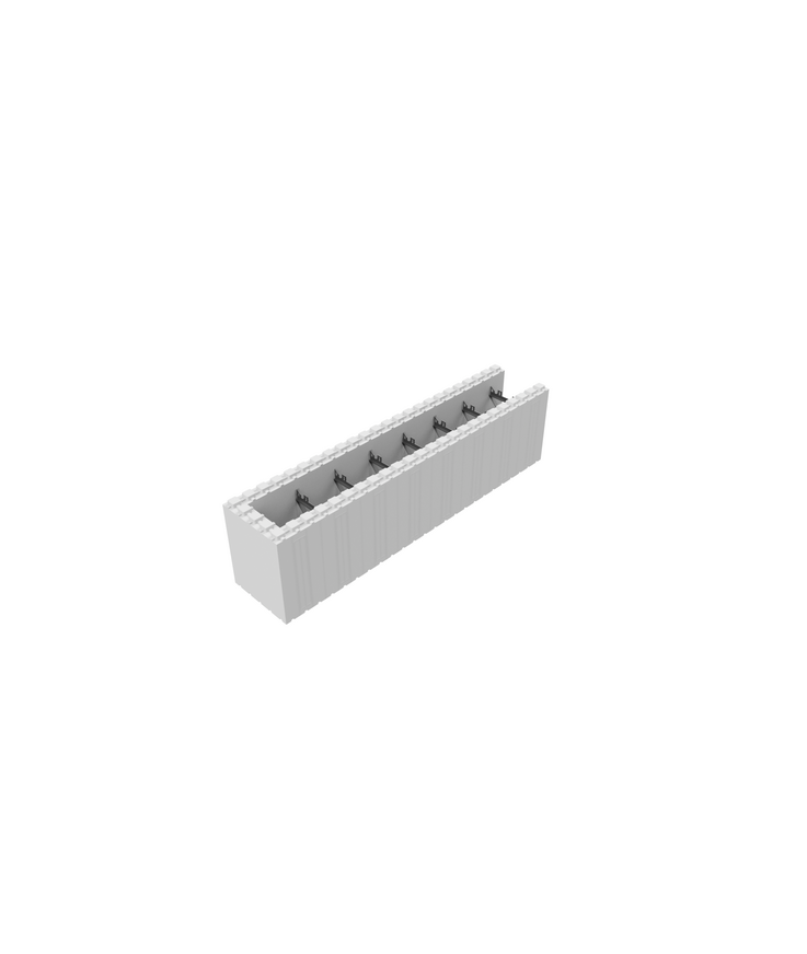 Isolerelement thermomur 250x Std block slutet