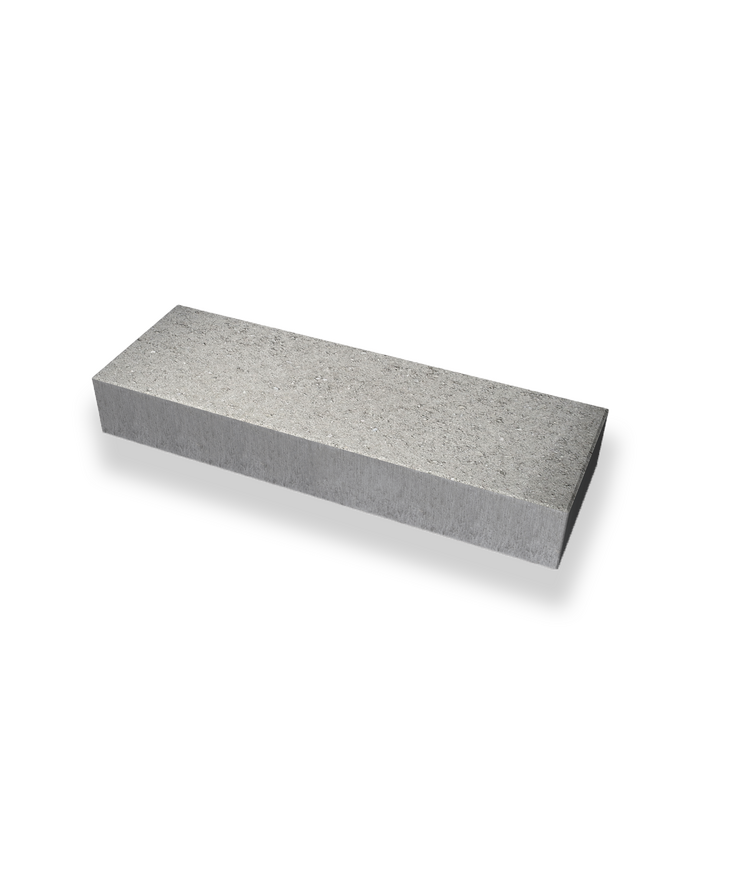 Block slät till mur/trapp/kant Grå b 1050x350x150mm