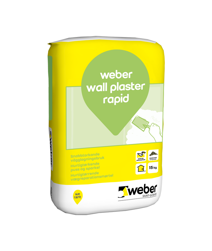 Vägglagning wall plaster rapid 15kg