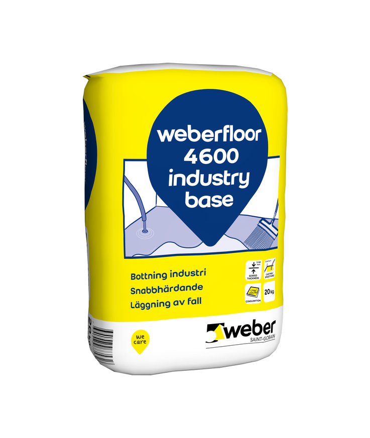 Avjämningsmassa floor 4600 Industry base 20kg