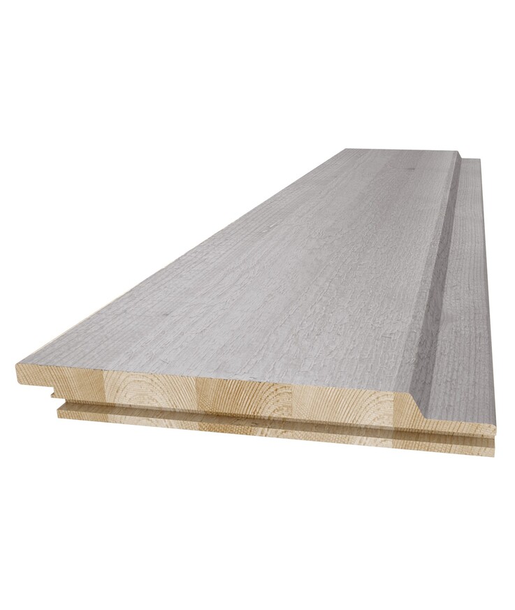 Limträpanel enkelfasfals grå s 3000-n finsågad 27x220x4800mm