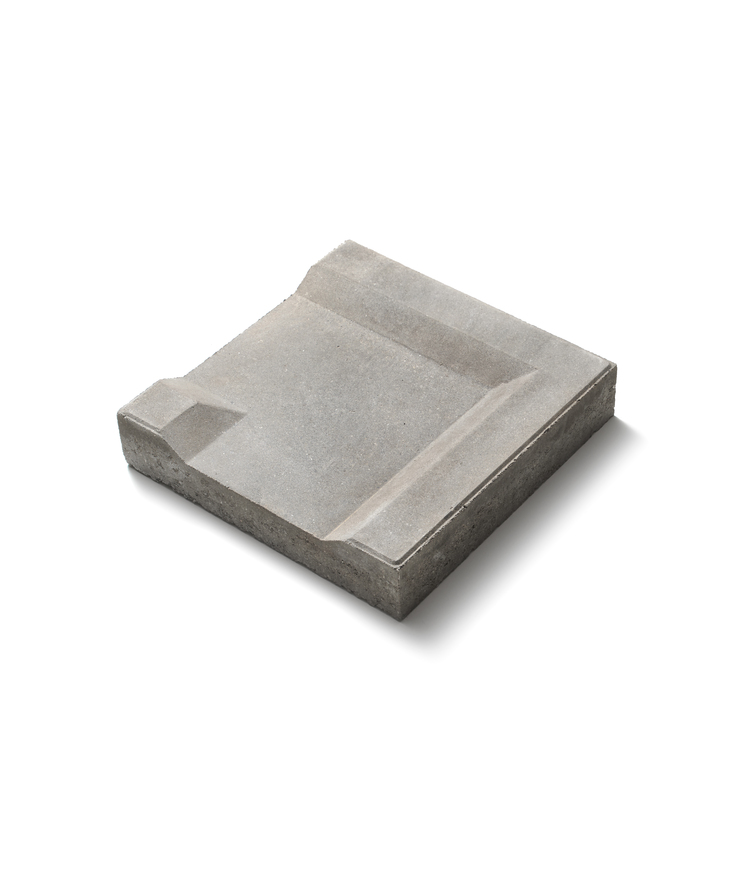 Platta premium ränndal naturgr Typ l, 350x350x50-70