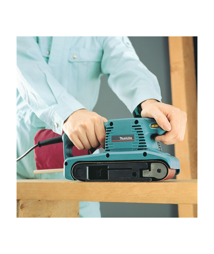 Bandslipmaskin 9911 makita 650w 75-270m/min 76x457mm