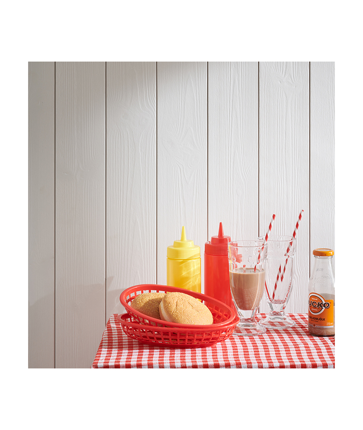 Panel livlig vit s 0500-n furu 13x120x3900mm