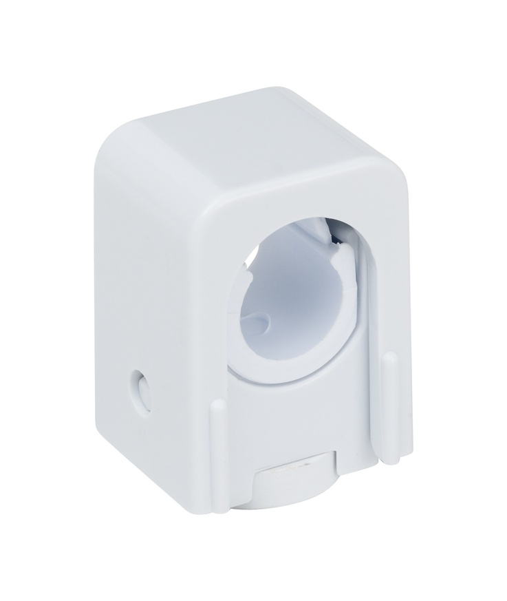 Rörklämma 10-16 enkel snapp Vit 14120 mini 2-pack