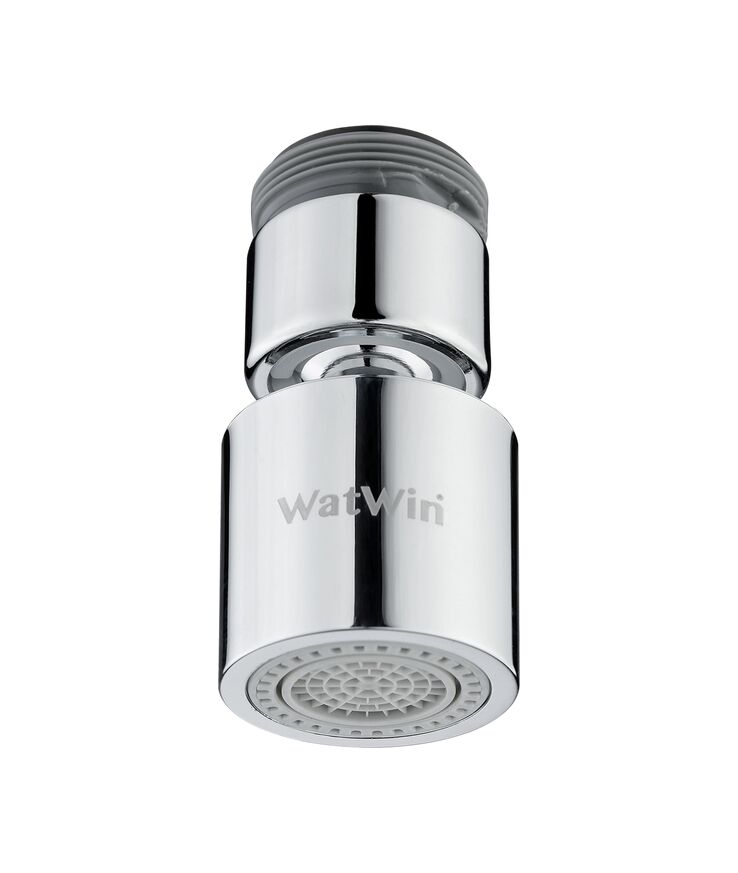 Strålsamlare med kulled watwin Select krom m22/24 7l