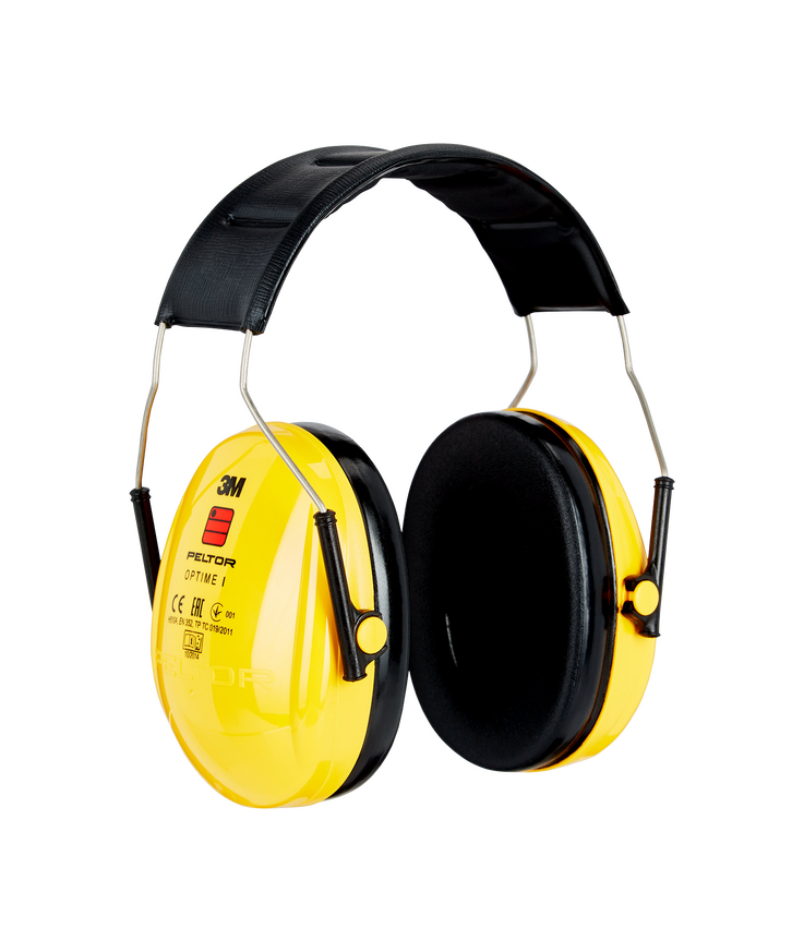 Hörselkåpa optime 1 hjässbygel H510a-401-gu 3m peltor