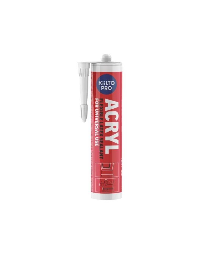 Akrylfog vit 310ml kiilto