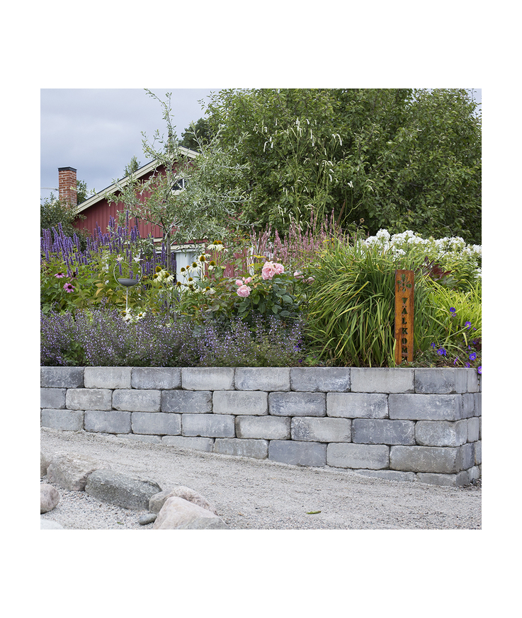 Mursten labyrint antik maxi Gråmix b 350x210x140mm