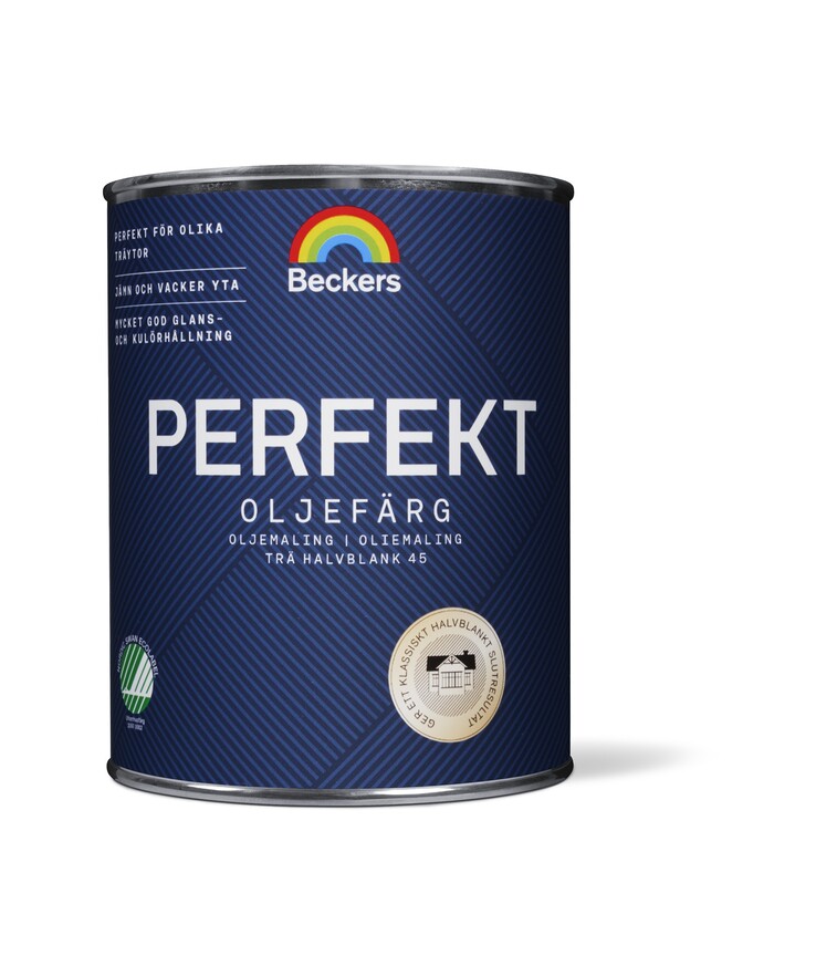 Fasadfärg perfekt oljefärg ute Vit 1l