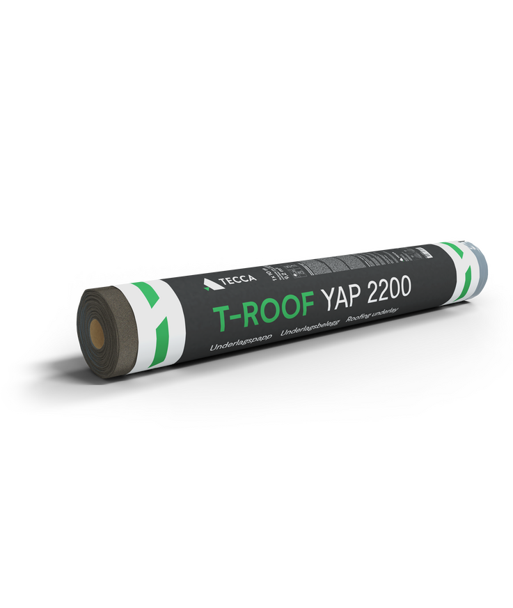 Underlagspapp t-roof yap 2200 1x10m