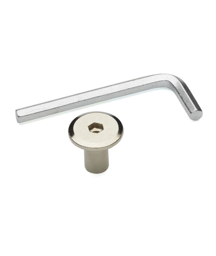 Toppmutter 1809 nickel m8 D20x12mm