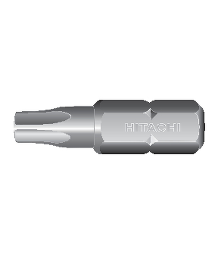 Bits 1/4t t30 med hål 25mm 3st Hikoki torx 30 med hål