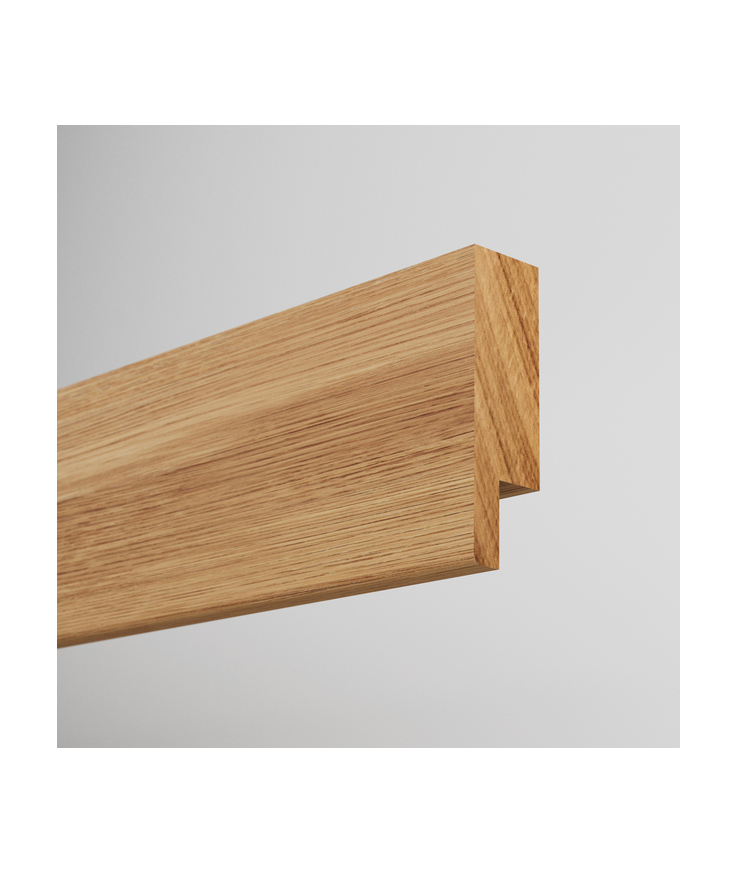 Kakellist klarlackad ek 2400x55x16