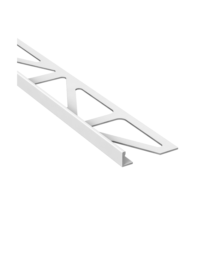 Kakellist rak alu vit 8mm