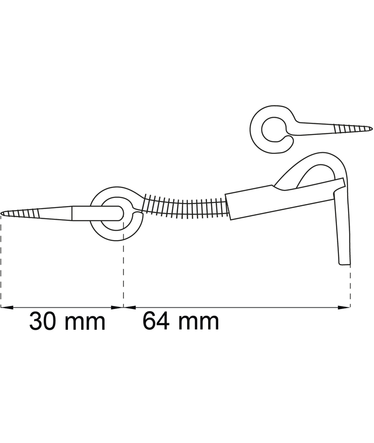 Hasp med spärr 23020-1 efz