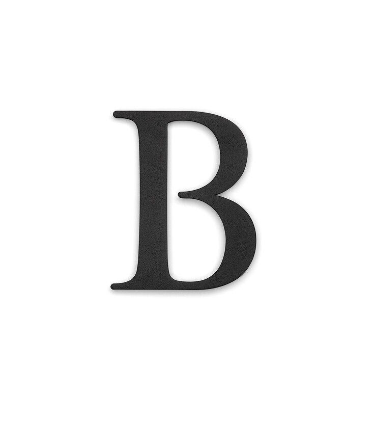 Bokstav century b svart 98x80mm