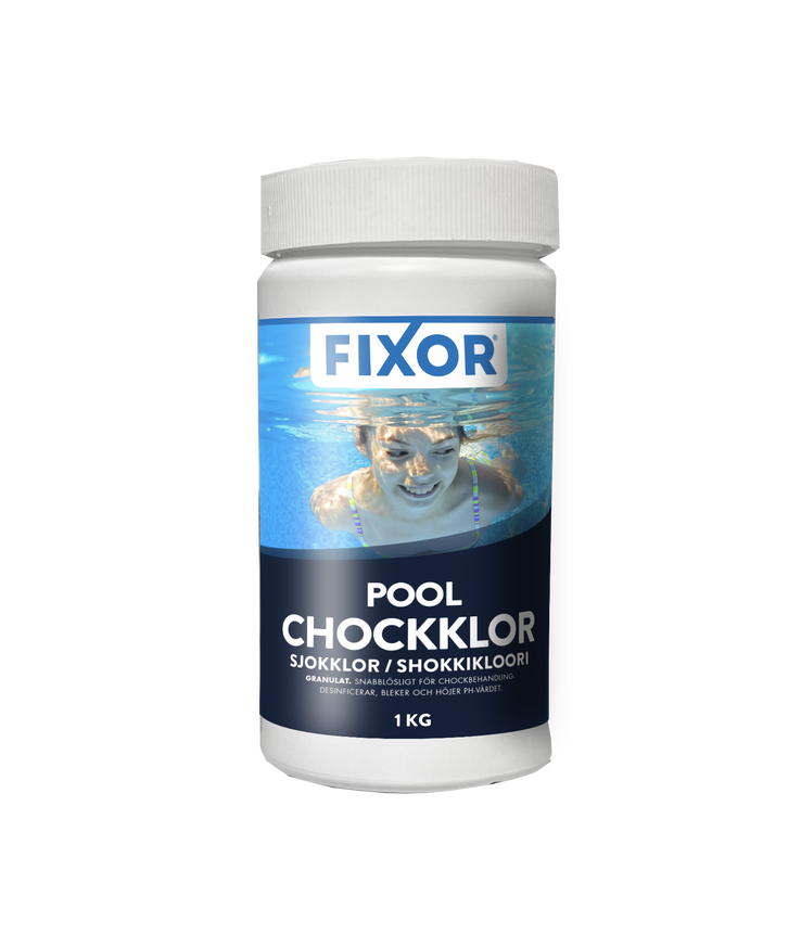 Poolkemikalie chockklor nitor 1kg