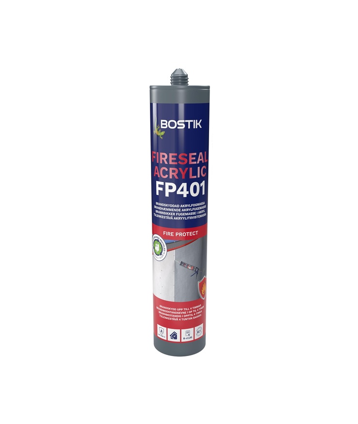 Brandfogmassa fp401 fireseal Acrylic vit 300ml