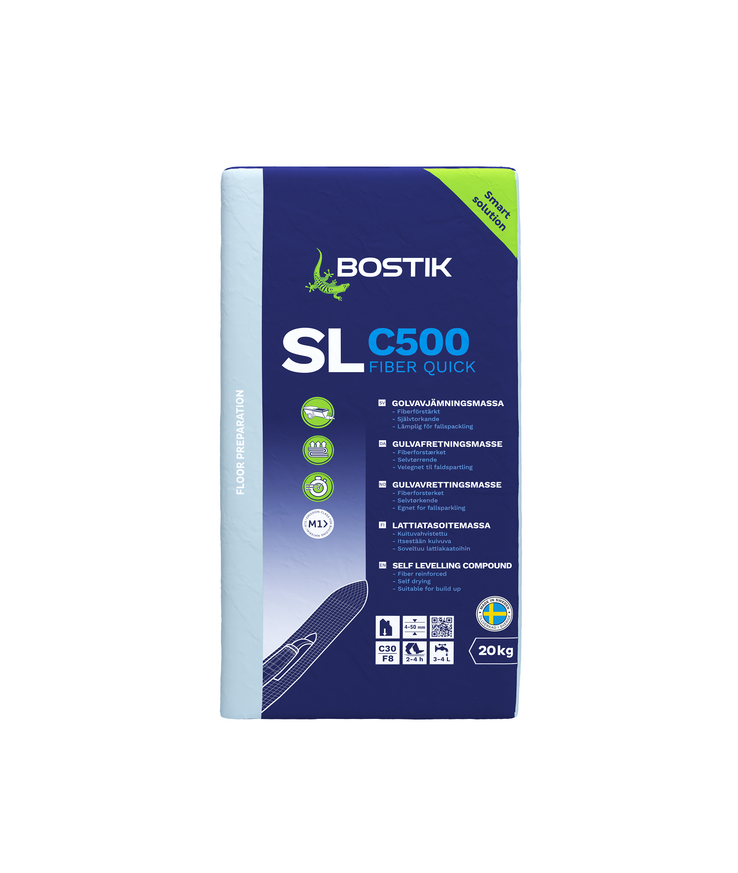 Golvspackel c500 fiber quick