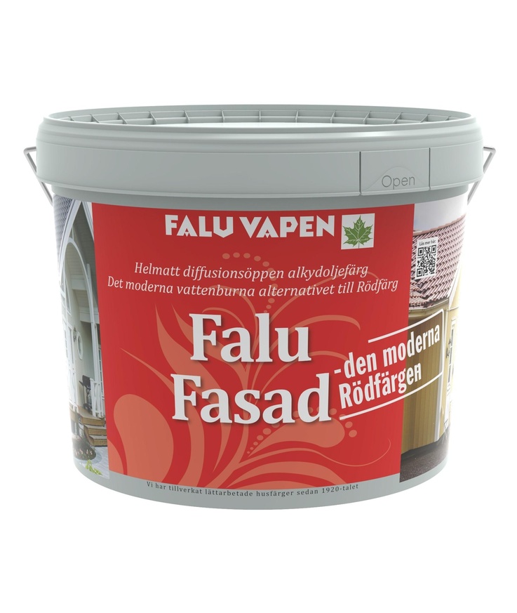 Fasadfärg falu vapen faluröd