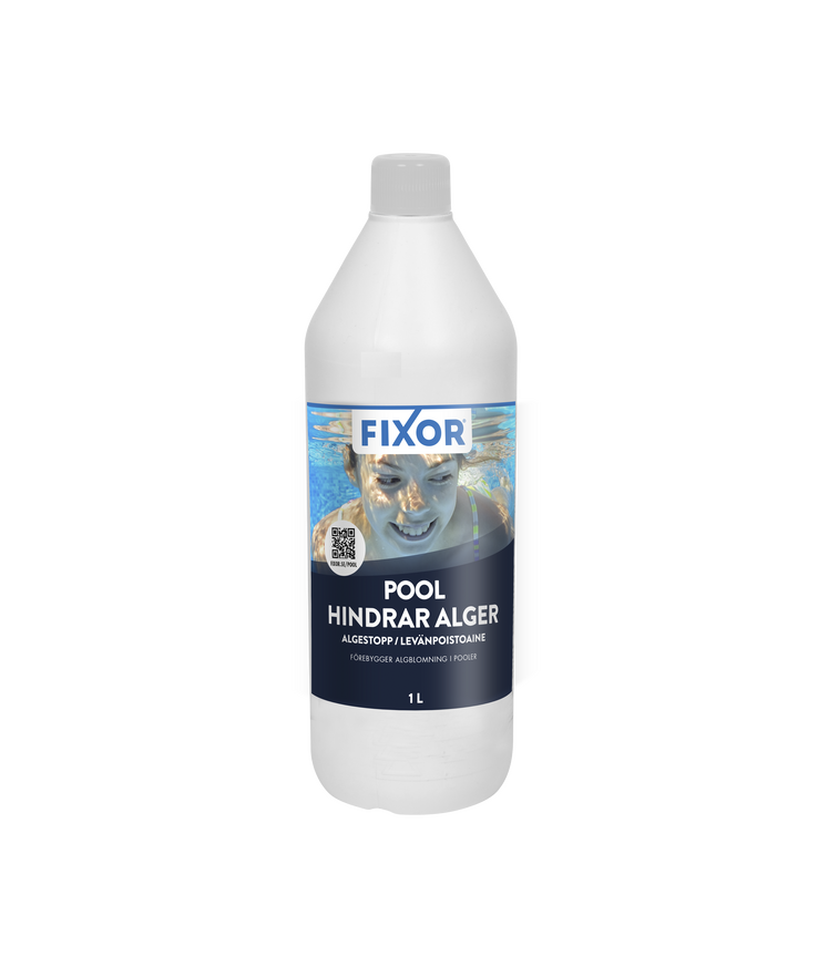 Poolkemikalie hindrar alger Fixor 1 l