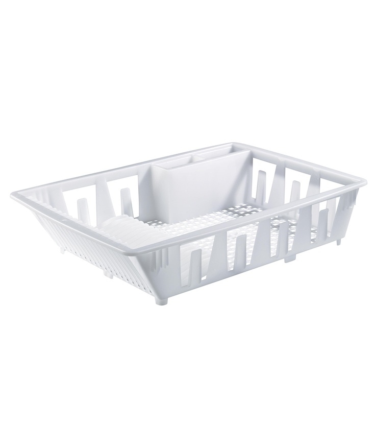 Diskställ n.plast vit