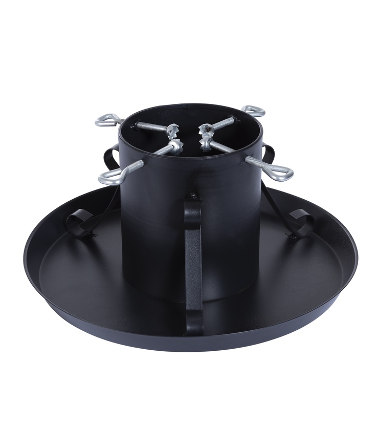 Julgransfot kungsgran vastbo Smide svart 40,5x19x40,5cm