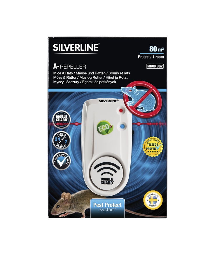 Avskräckare mus&råtta mr50 Silverline