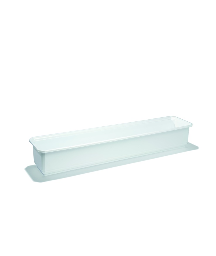 Blomlåda nyby plast vit 70cm
