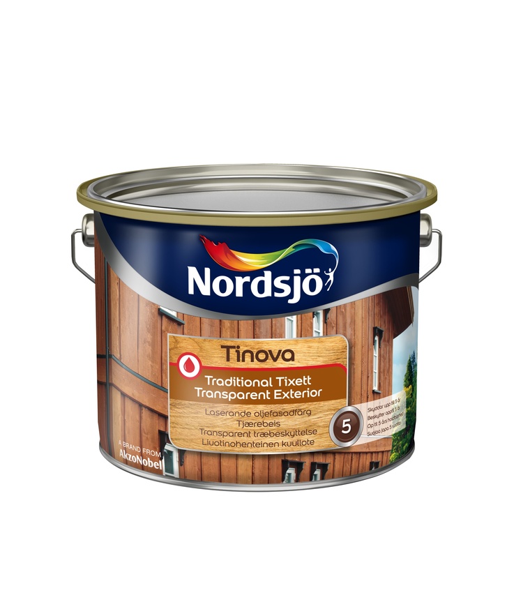 Fasadlasyr nordsjö tinova trad Tixett trans bc utomhus