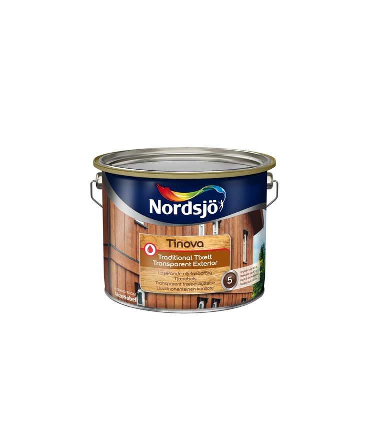 Fasadlasyr nordsjö tinova trad Tixett trans bc utomhus