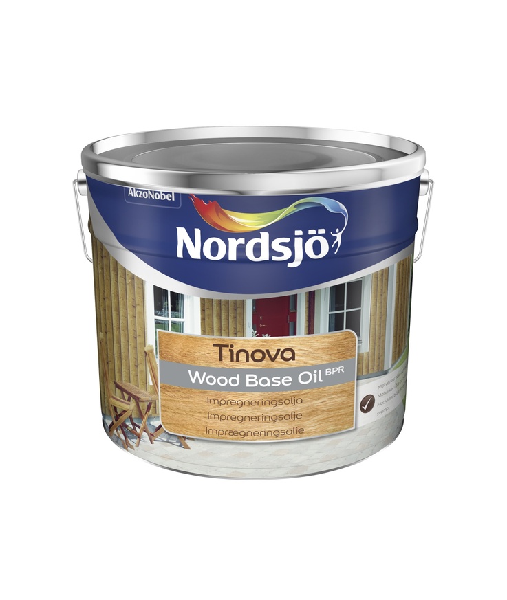 Grundolja tinova wood base Oilbpr nordsjö utomhus