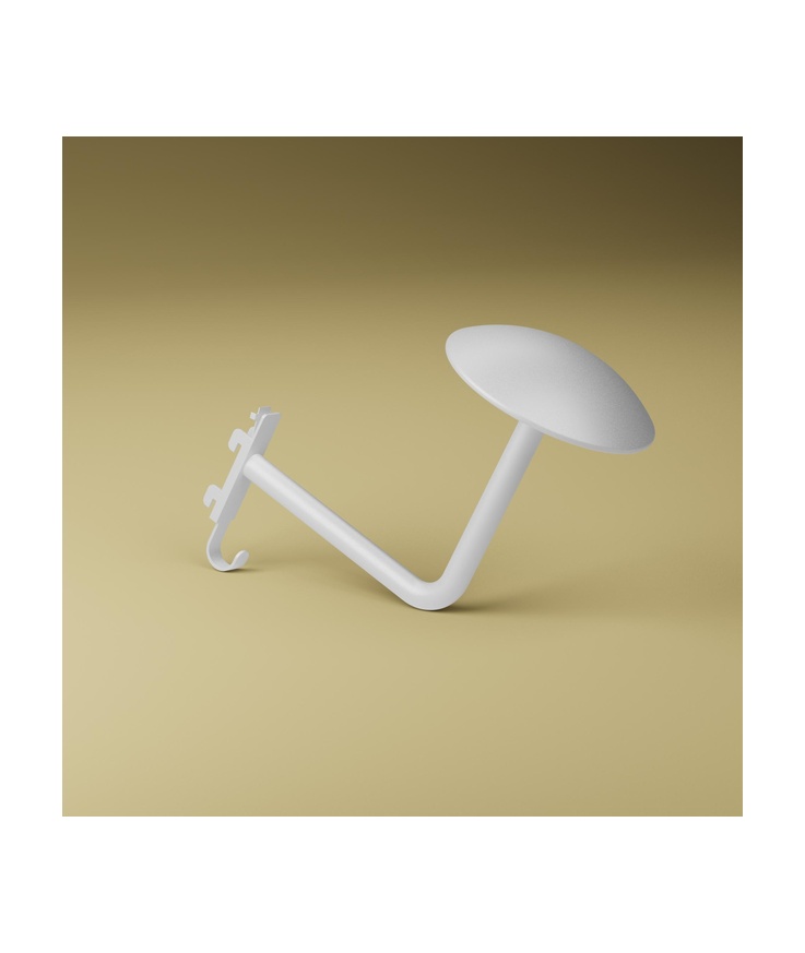 Hjälmkrok hänga vit 100x176x196mm