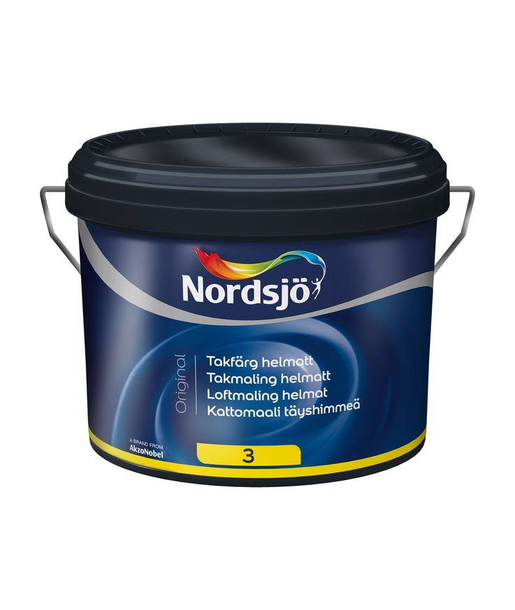 Tak&väggfärg nordsjö original Helmatt 3 bw inomhus