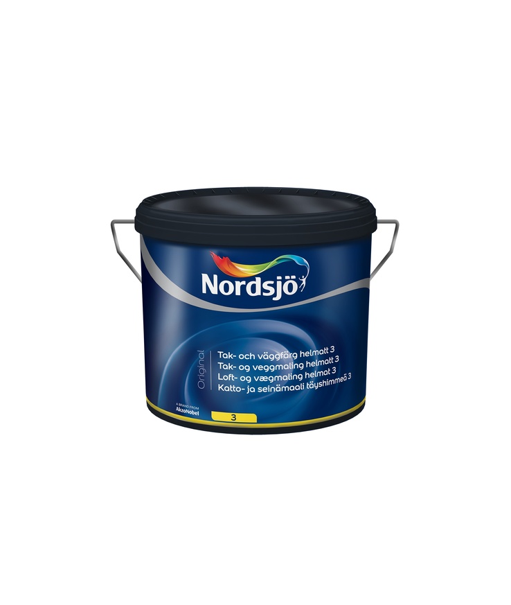 Tak&väggfärg nordsjö original Helmatt 3 bw inomhus