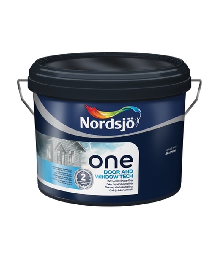 Dörr&fönsterfärg one d&w 337 Black nordsjö utomhus