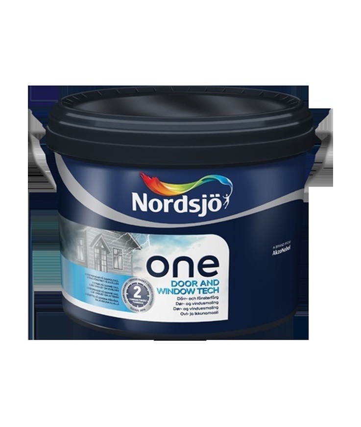 Dörr&fönsterfärg one d&w 337 Black nordsjö utomhus
