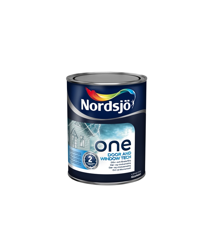 Dörr&fönsterfärg one d&w 337 Black nordsjö utomhus